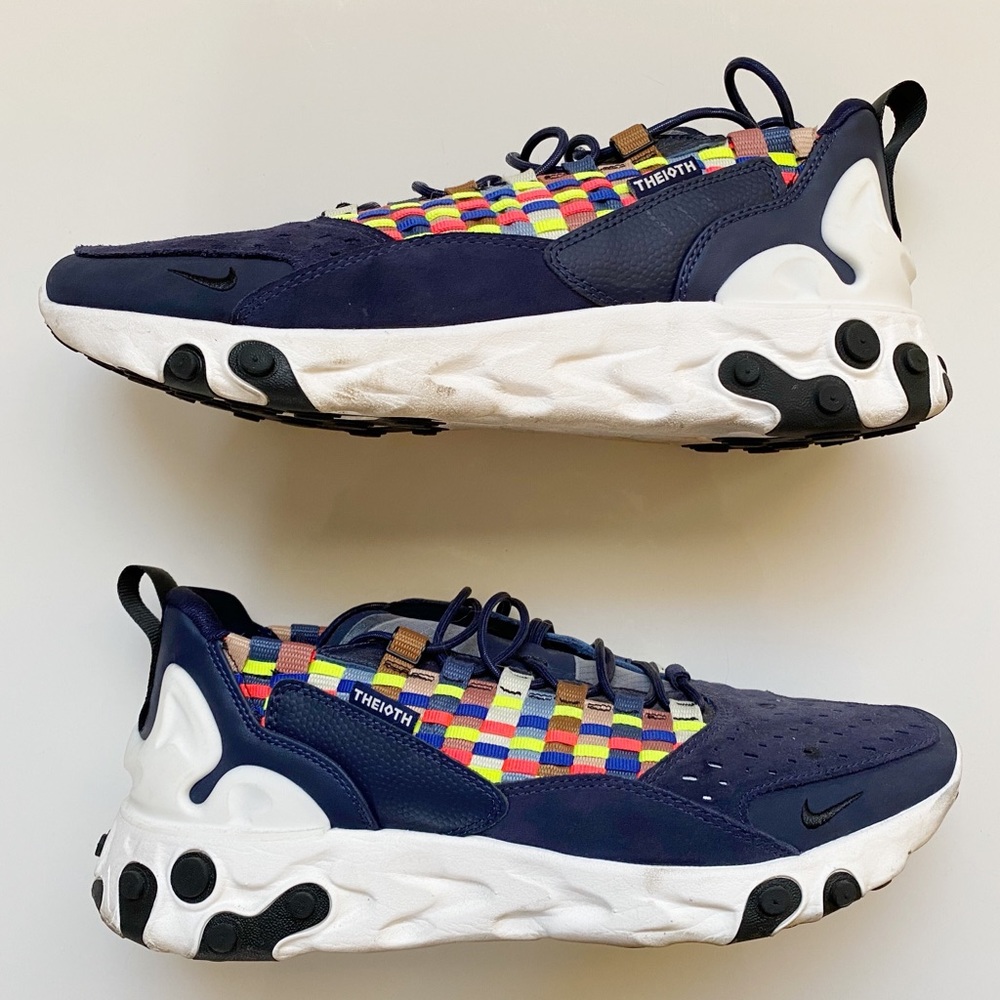 Men’s Nike React Sertu Navy Blue Pattern Shoes